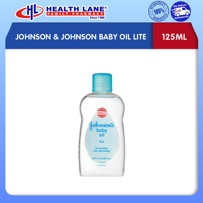 JOHNSON & JOHNSON BABY OIL LITE (125ML)
